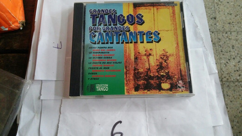 Grandes Tangos Por Grandes Cantantes Cd Compac Disc