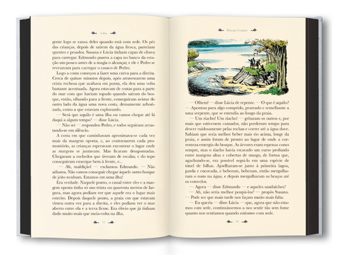Livro As Crônicas De Nárnia: Príncipe Caspian, De C.s. Lewis 1a Edição 2023 Em Português Capa Dura Coleção De Luxo Editora Harpercollins Brasil