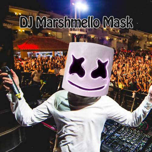 Led Dj Marshmello Casco Festival De Música Luz Marshmallow
