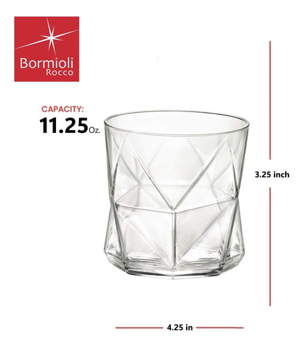 Vasos De Cristal Cassiopea Set De 4 Bormioli Rocco