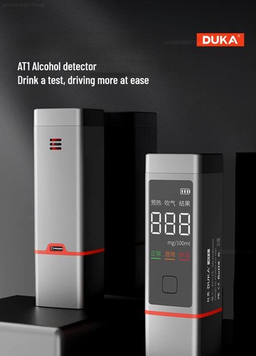 Alcoholímetro Duka Probador De Alcohol Con Pantalla Lcd