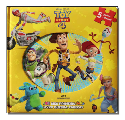 Libro Toy Story 4 Meu Primeiro Livro Quebra Cabecas De Disne