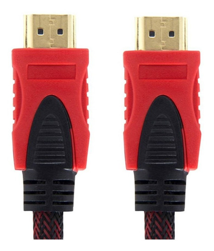 Cable Hdmi 25 Metros Doble Filtro Mallado Punta Dorada Nuevo