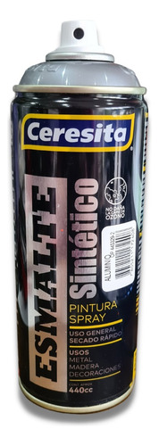 Spray Esmalte Sint.secado Rapido 485 Cc Aluminio