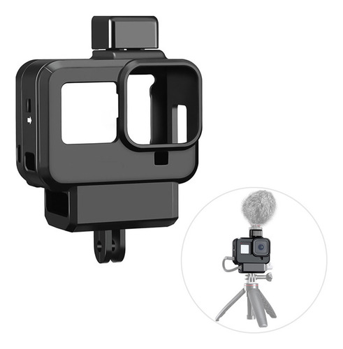 Estuche De Plástico Con Marco De Protección Para Vlogs Con M