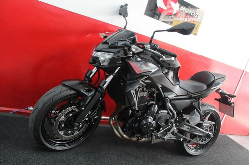Imagem 5 de 11 de Kawasaki Z 650 Z650 Z-650 Abs 2021 Preta Preto