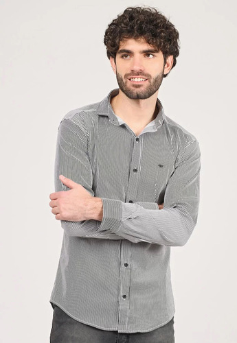 Camisas Entalladas Hombre Slim Fit Varios Modelos