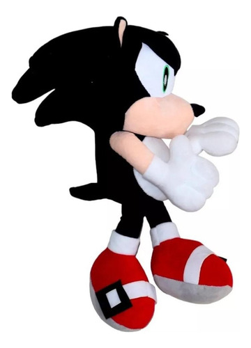 Peluche De Sonic Shadow 30cm De Altura Color Negro