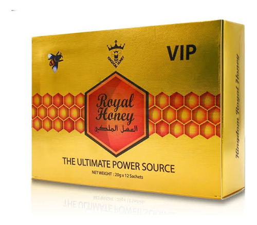 Miel Real Vip Caja (12 Sobres) De 20gramos