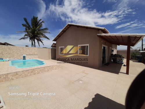Imagem 2 de 14 de Casa 2 Quartos, Área Gourmet E Piscina Em Unamar | Jmc.05