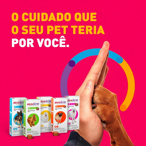 Antipulgas Bravecto 20 A 40 Kg - Original Com Nota Fiscal