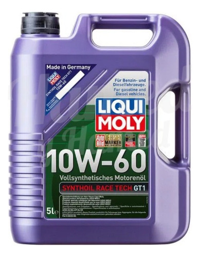 Aceite Liqui Moly Synthoil Race Tech Gt1 10w-60 5l