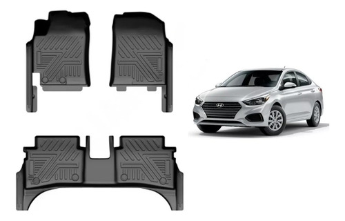 Set De Pisos Calce Perfecto  Para Hyundai Accent 2021-2024