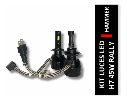 Luces Led Rally Hammer H7 45w