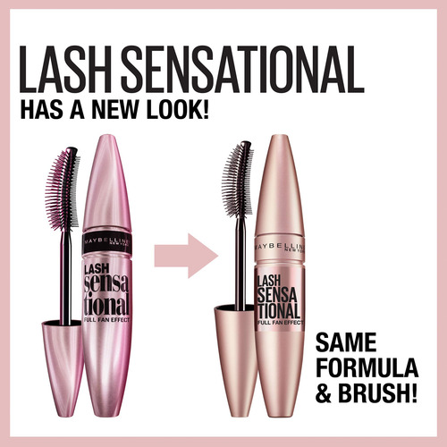 Máscara Lavable Maybelline Lash Sensational, Marrón