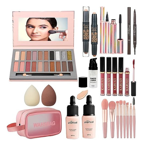 El Kit De Maquillaje De Todo En Uno Incluye 20 Colores Palet
