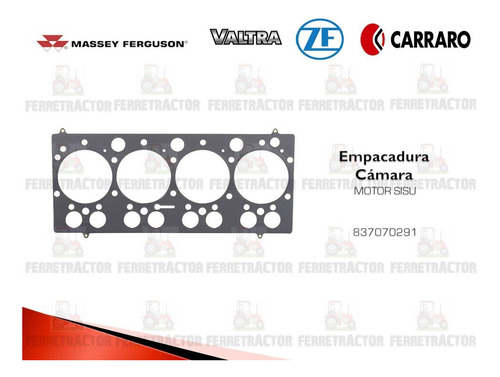 Empacadura Camara Mf4200 Sisu 4297-4298-4299 Valtra