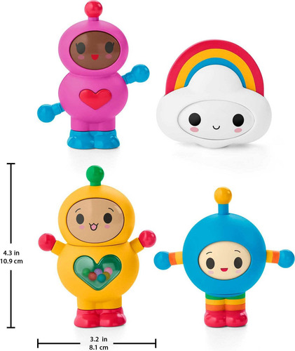 Set De Juguetes Fisher-price Happy World Friends A Partir De