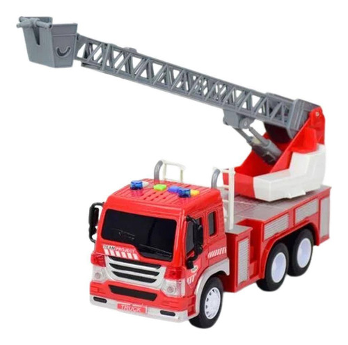 Veículo Bombeiro R3033 Escada - Bbr Toys