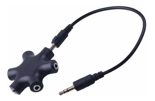 3,5mm Audio Aux Cable Splitter 1 Macho A 5 Hembra Auricular