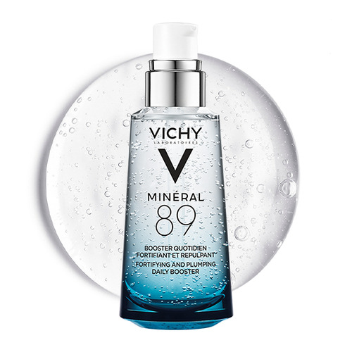Imagen 3 de 11 de Gel/Serum Fortalecedor Facial Diario con Ácido Hialurónico Vichy Mineral 89 día/noche para todo tipo de piel de 50mL