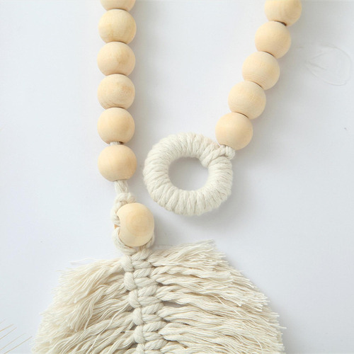 Boho Macrame Cortina Tiebacks Cuerda Corbatas Cortinas