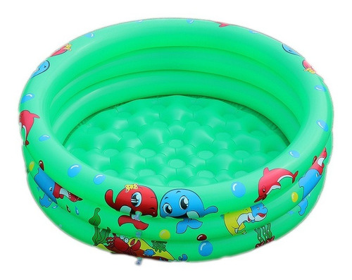 Piscina Inflable Para Niños 3 Anillo Diseños Verano 150x40cm