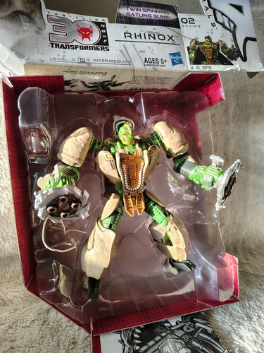 Transformers Rhinox Beast Wars 30 Aniv. Original Abierto (Usado)