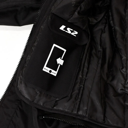 Imagen 6 de 10 de Campera Moto Cordura Mujer Ls2 Serra Evo Protecciones Cuotas