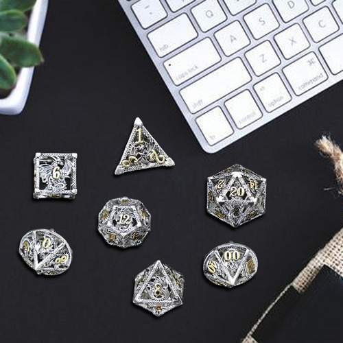 // 7x Dados Poliédricos Irregulares D4 D6 D8 D10 D12 D20