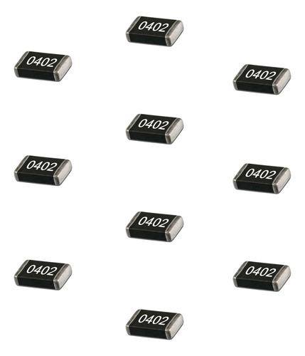 20 Pzas Resistor Pelicula Gruesa 220k Ohms 1/16w 0402 Smd 1%