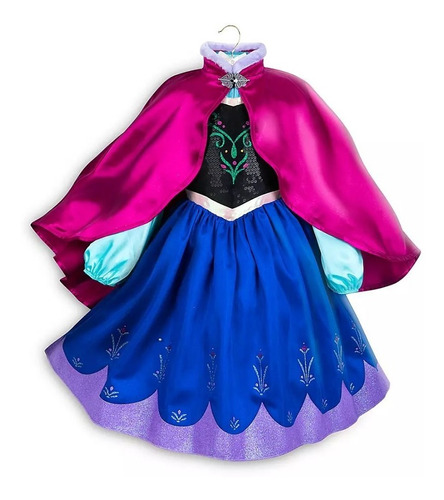 Vestido Anna  Frozen De Disney Para Niñas