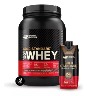 Gold Standard 100% Whey 2 Lb On, Proteína Optimum Nutrition