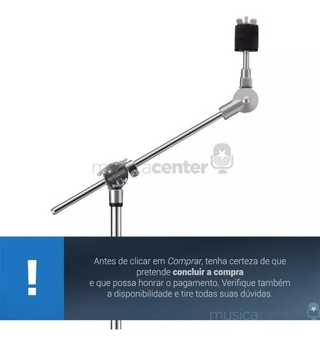 Imagem 2 de 3 de Suporte Estante De Prato Girafa Yamaha Cs755