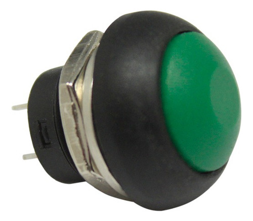 Mini Push Button Pulsador 2 Pines Verde 10 Piezas