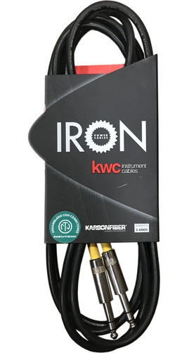 Imagen 1 de 2 de Cable Plug-plug Estéreo Kwc Iron 557 De 3 Metros
