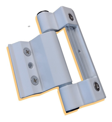 Bisagra H62 Blanco Puerta Aberturas Aluminio Módena Reforzad Color Negro