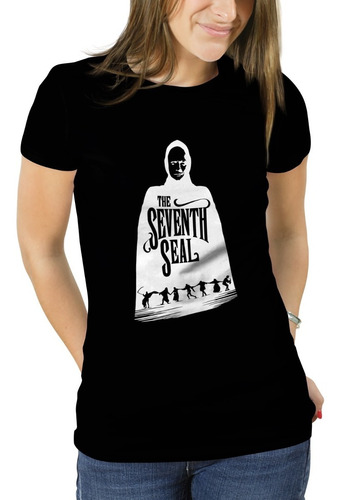 Polera Negra Mujer -  The Seventh Seal - El Septimo Sello