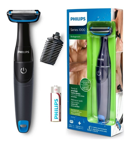 Aparador De Pelos Bg1024/16 Philips À Prova D'água Chuveiro Cor Preto 100V/240V