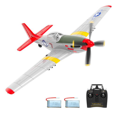 Volantexrc Avion Rc 4-ch Wwii Rc P51 Mustang Listo Para Vola