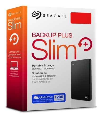 Seagate Backup Plus Slim 2tb Stdr2000101 Disco Duro Portable