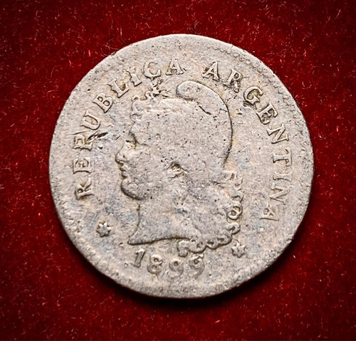 Moneda 10 Centavos Argentina 1899 Cj 93.1 Km 35