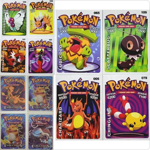 CARDS/CARTINHA POKEMON PARA REVENDER 300 PACOTINHO COM 1200