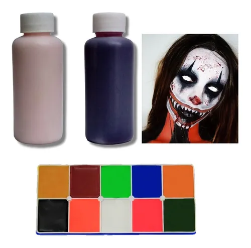 comprar Látex + Sangre Falsa + Pinta Caritas Maquillaje Halloween