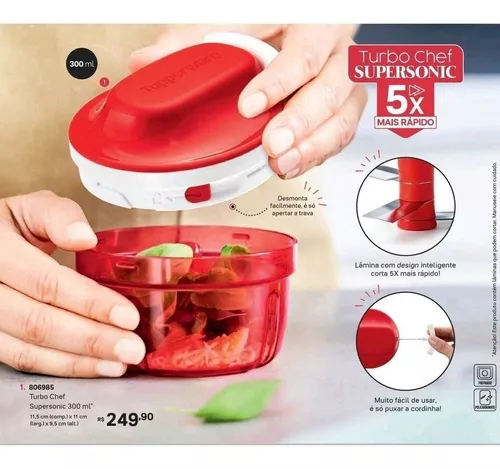 Tupperware Supersonic Turbo Chopper 300ml 