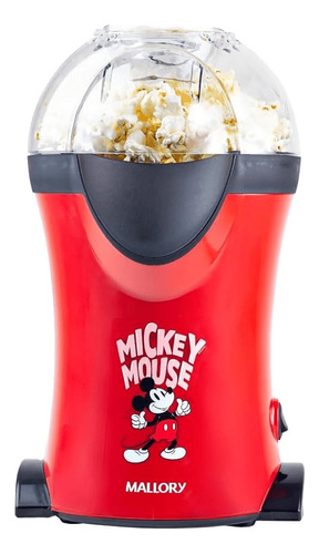 Pipoqueira Elétrica Mickey Mouse Mallory 1200w Vermelho 127v