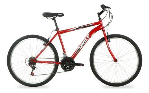 Bicicleta Montaña R26 18v Wolf Rojo L