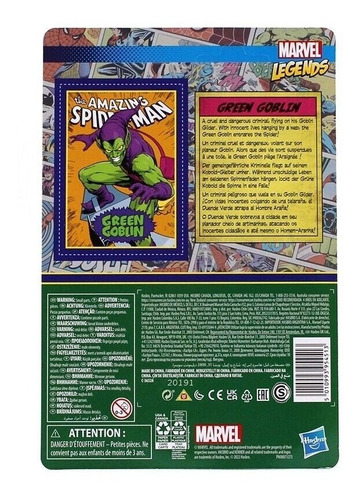 Marvel Legends Retro 3 3/4 Kenner Green Goblin Hasbro F3811