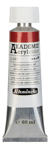 Tinta Acrílica Schmincke 60ml 341 Cadmium Red Hue Dark