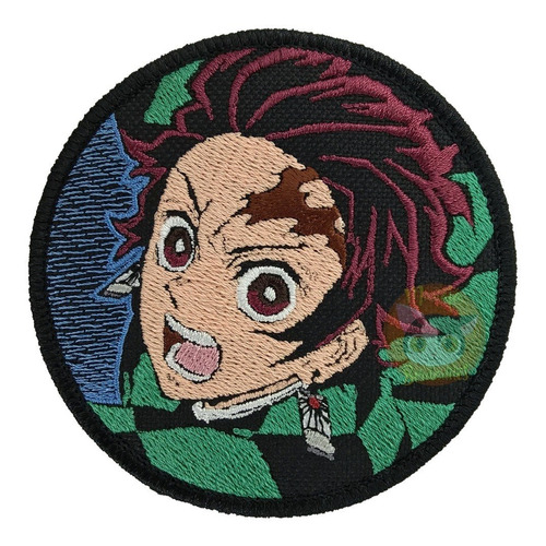 Tanjiro - Parche Bordado - Demon Slayer - Kimetsu No Yaiba